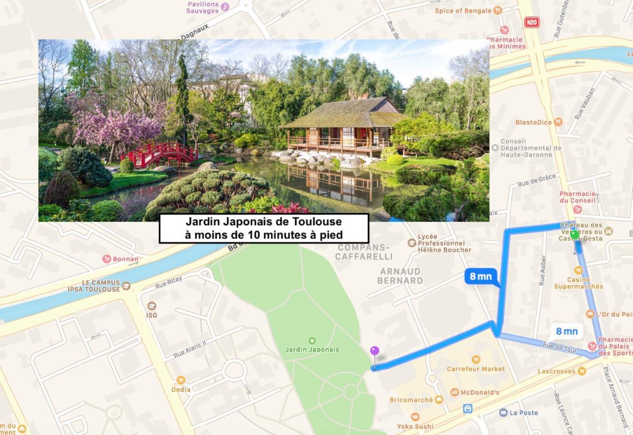 Le St Honore - Appartement Toulouse Centre Avec Chambre & Parking ภายนอก รูปภาพ